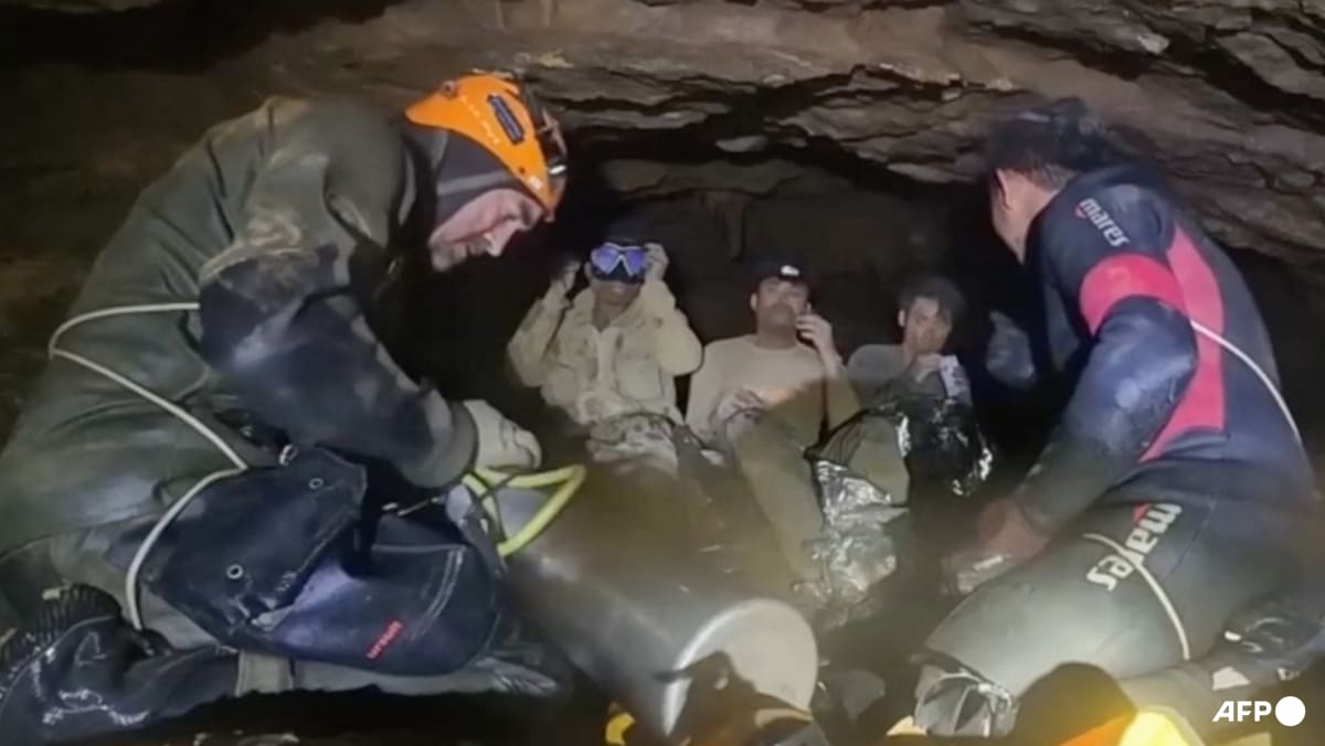 Four more men trapped in semi-submerged Laos cave freed: Rescuers