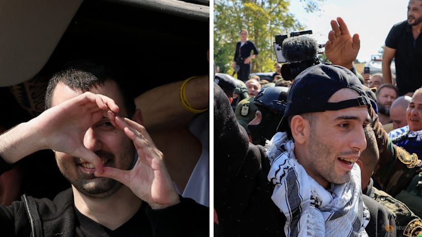Hamas swaps last Israeli hostages for Palestinian prisoners, Trump says Gaza war over Hamas swaps last Israeli hostages for Palestinian prisoners, Trump says Gaza war over
