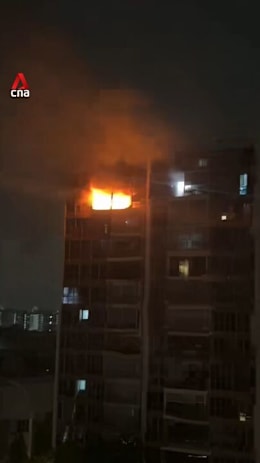 3 rushed to hospital after Kovan Fire, one with burn injuries