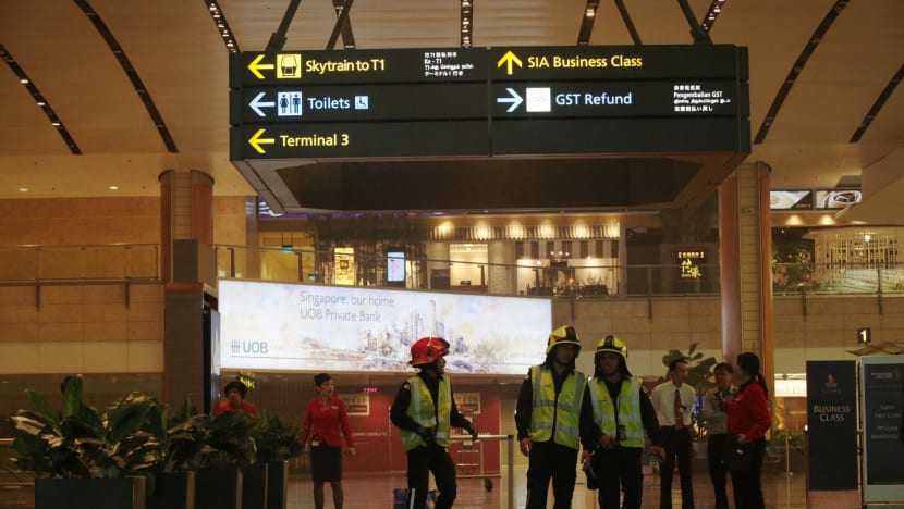 Fire at Changi T2 leaves thousands stranded