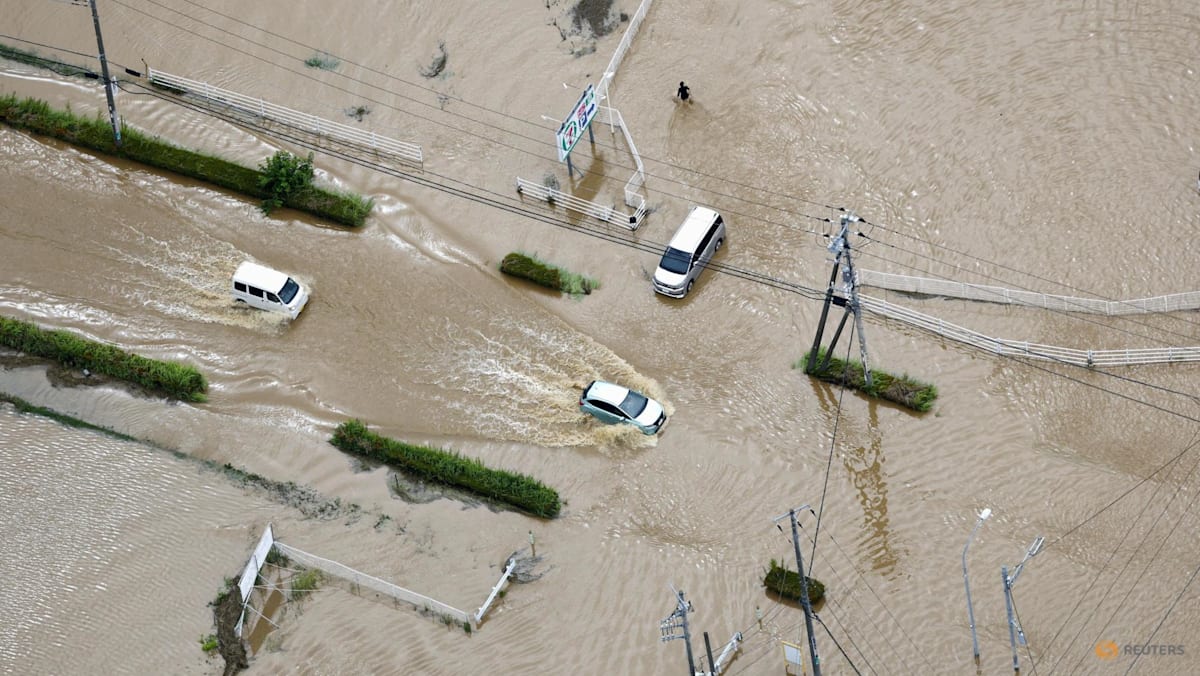 Record rain in Japan kills at least 8, leaves thousands stranded at Narita airport