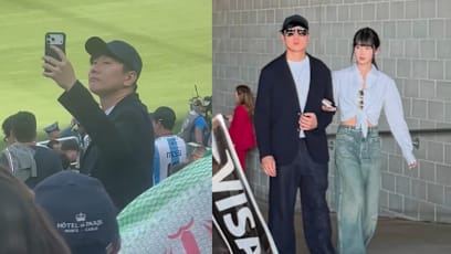 JJ Lin Spotted At The World Cup Finals In New Jersey With Girlfriend