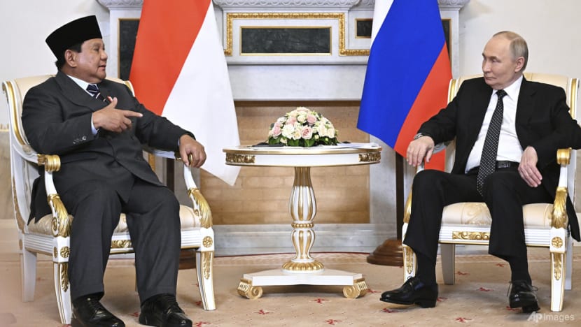Russia's Putin meets Indonesia's Prabowo in St Petersburg in bid to deepen ties Russia's Putin meets Indonesia's Prabowo in St Petersburg in bid to deepen ties
