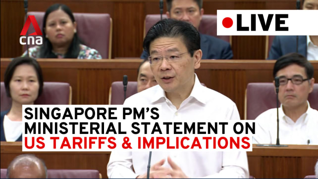 Watch: PM Lawrence Wong's ministerial statement on US tariffs and their implications for Singapore