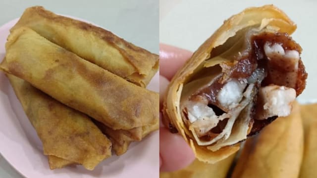 食谱：芋头年糕春卷