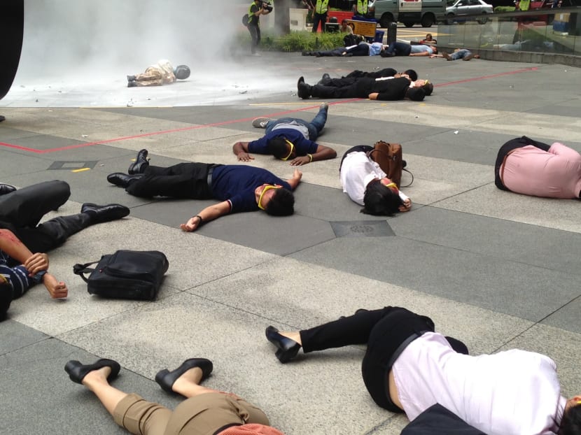 Gallery: Exercise Heartbeat 2013 in Biopolis and Raffles Place