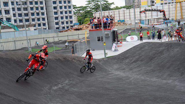 本地首个BMX脚踏车公园启用