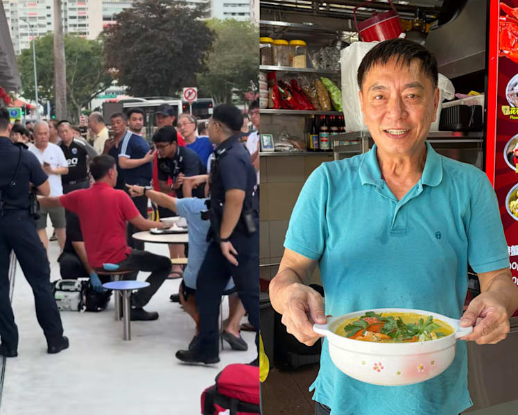 Former actor Huang Yiliang taken to hospital after alleged assault at Circuit Road Hawker Centre
