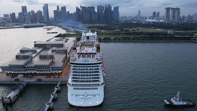 滨海湾游轮中心扩建启用 新增大厅可接待多七成旅客