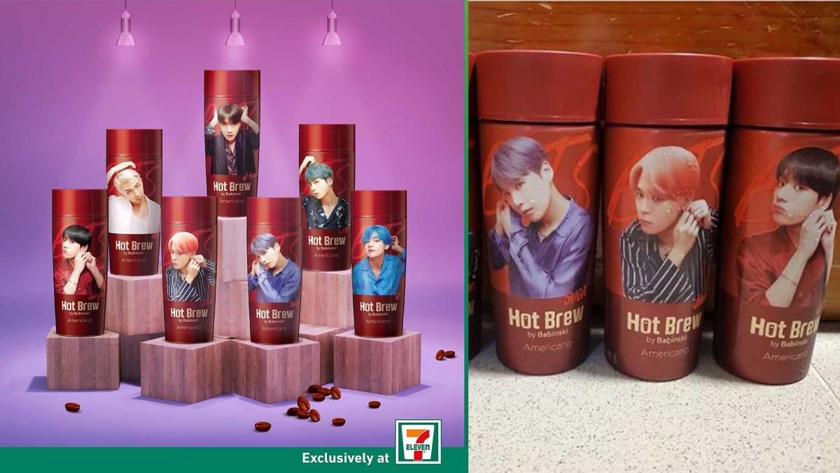 7-Eleven Singapore Now Sells BTS-Themed Hot Brew - TODAY