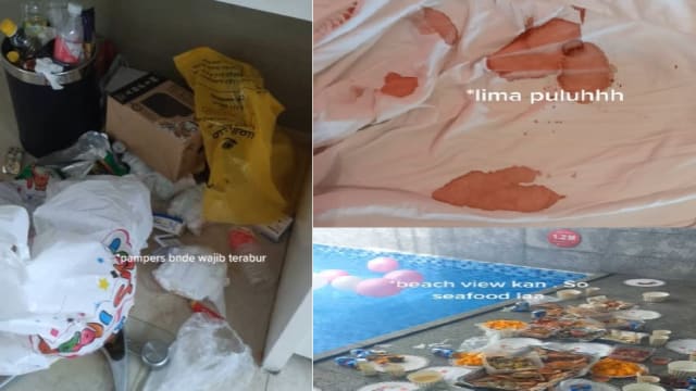 马国酒店现“魔鬼”客人 床单沾血垃圾一堆 清洁工欲哭无泪