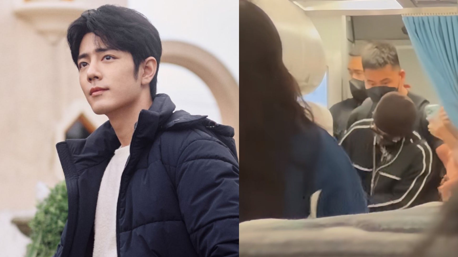 Xiao Zhan Blocked By Fans From Entering Plane Until Bodyguards Intervened - 8days