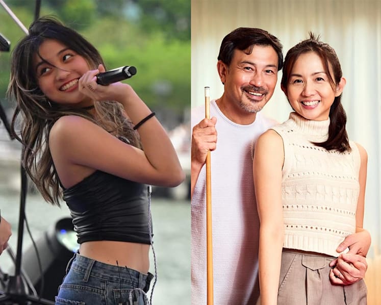 Singer-actress Kristen Lin, daughter of Darren Lim and Evelyn Tan, wants to make her own name in showbiz