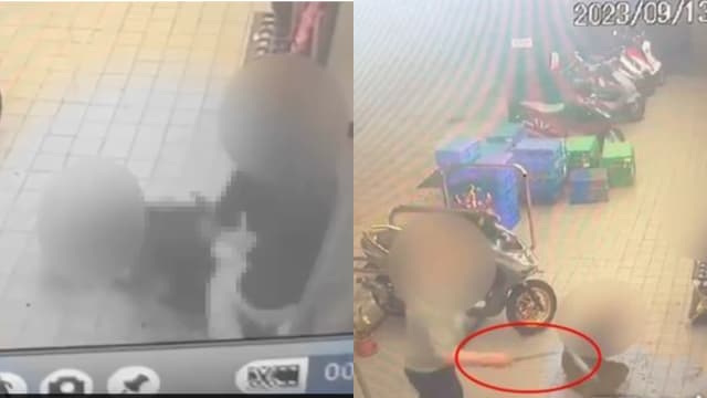 恐怖台男无视法庭禁令 便利店堵前女友狂砍30刀