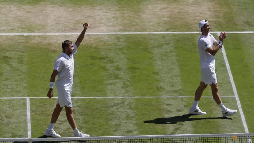 Britain's Cash and Glasspool win Wimbledon men's doubles title