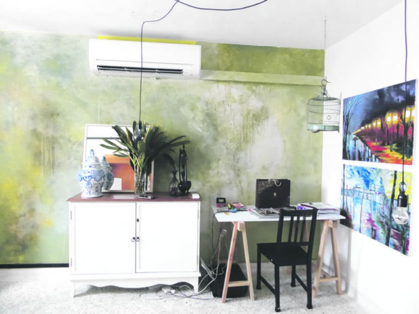 S’pore artist Danny Raven Tan showcases his works in flat