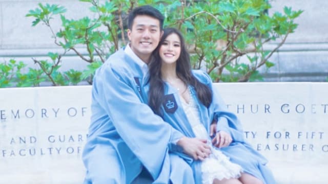 泳池热吻画面外流后不避嫌！港姐冠军陈咏诗晒硕士毕业照甜晒恋情