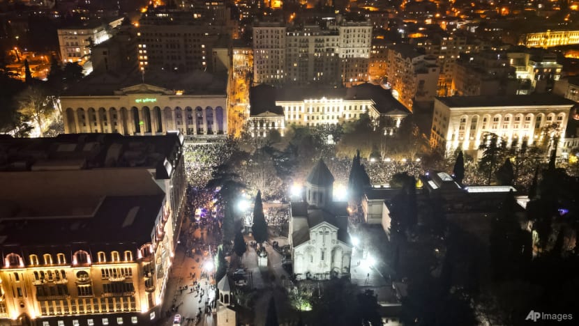 Georgian president calls government illegitimate, PM says opposition plots revolution Georgian president calls government illegitimate, PM says opposition plots revolution