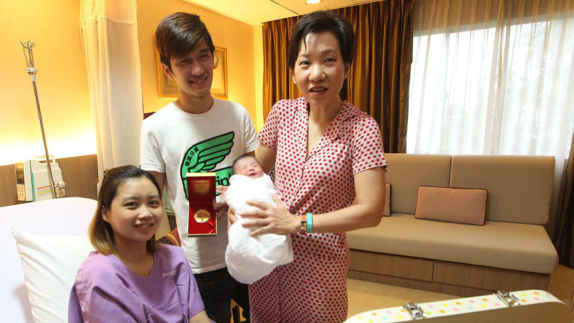 First baby of 2015 born at stroke of midnight