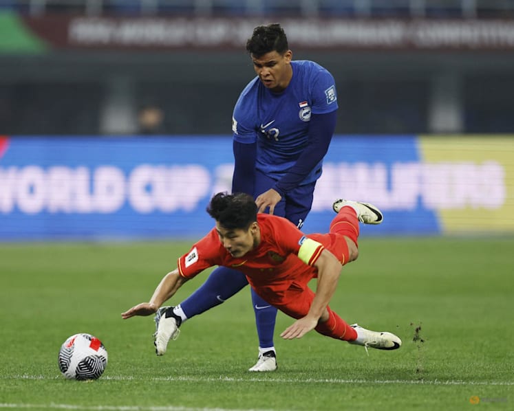 Singapore fall 4-1 to China in World Cup qualifier after Wu Lei double
