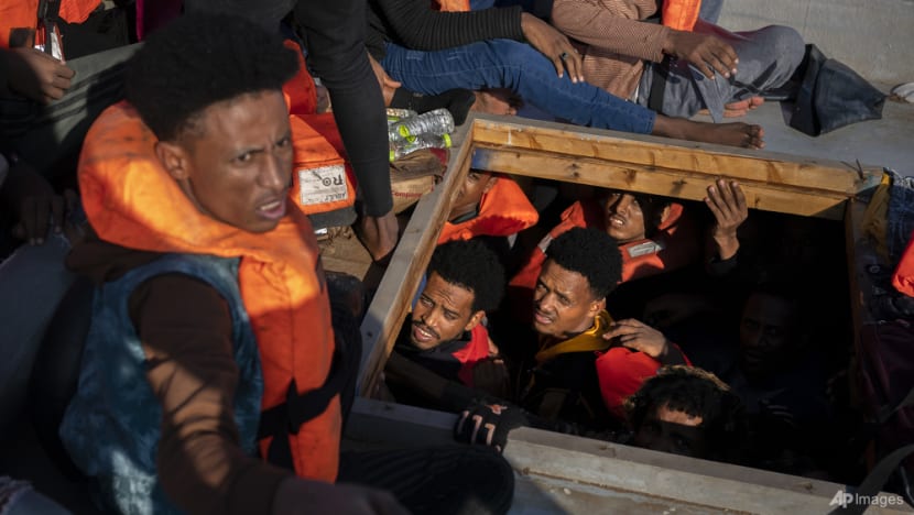Leaders of Britain and Italy take similar ‘offshoring’ approaches to processing migrants Leaders of Britain and Italy take similar ‘offshoring’ approaches to processing migrants