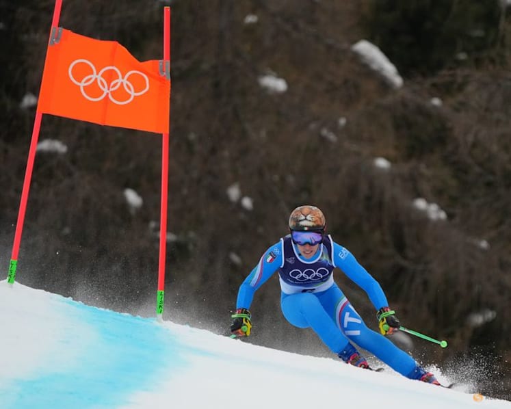 Alpine skiing-Fearless Brignone takes super-G gold in epic comeback win