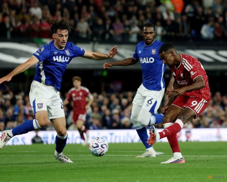 Early Isak double leads Liverpool to victory at Ipswich