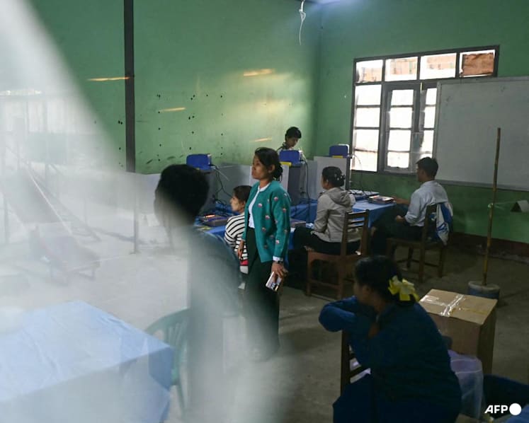 Myanmar votes in second phase of military-run election