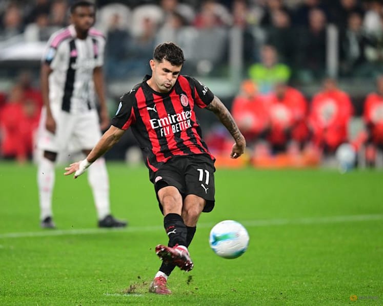 Pulisic penalty miss denies Milan top spot after 0-0 draw at Juventus