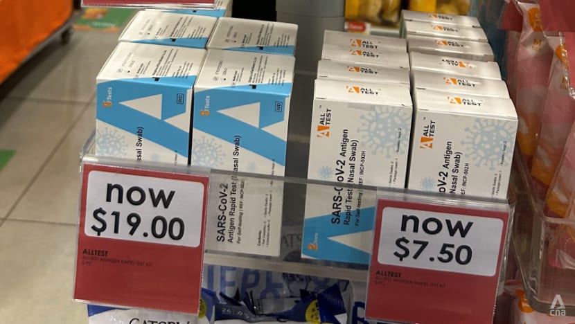 Demand for COVID-19 test kits surges amid infection wave in Singapore Demand for COVID-19 test kits surges amid infection wave in Singapore