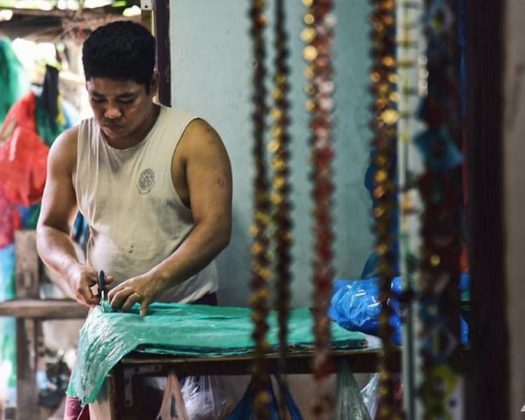 From trash to treasure: Myanmar start-up spins rubbish into handicrafts in fight against waste