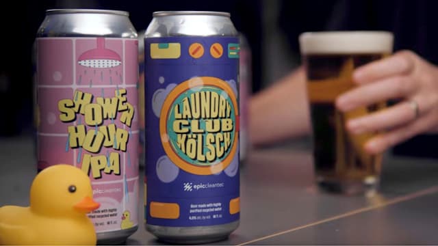 洗澡水也能喝？美国初创公司推环保啤酒