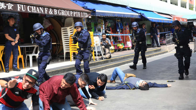 Staged scenarios arm residents with skills to respond to terror attacks