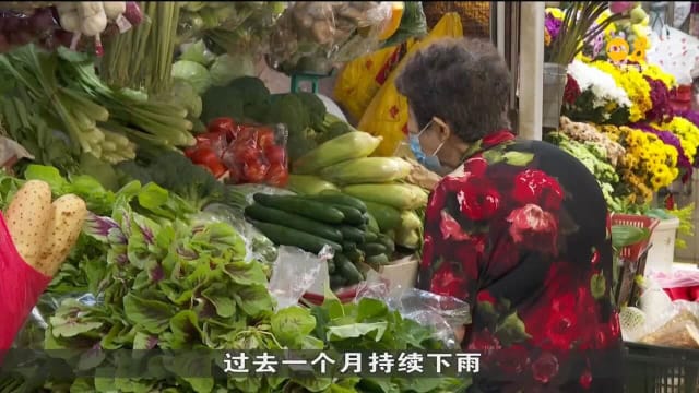 季候风影响蔬菜海产供应 商贩扩大进口来源 缓和价格上涨趋势