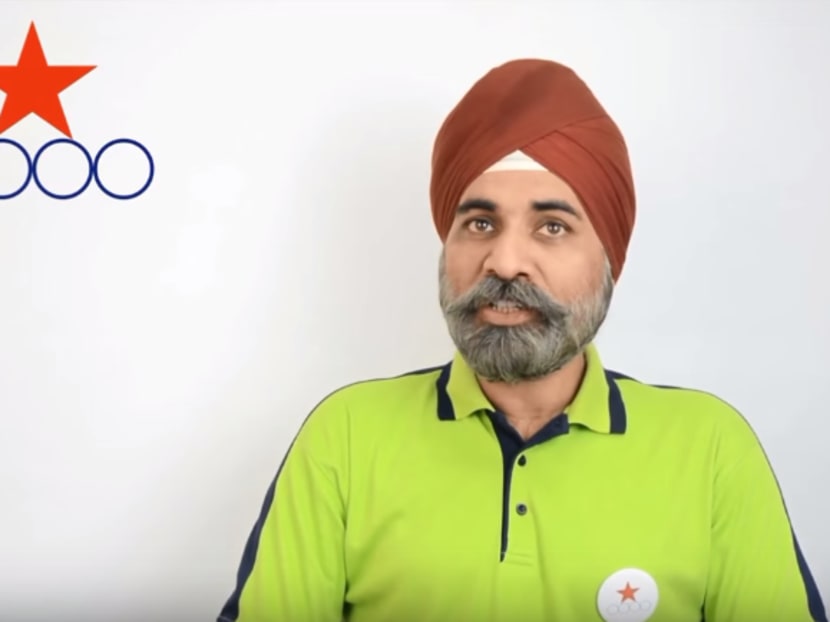 SDA candidate Harminder Pal Singh in one of the videos. Photo: Screenshot from SDA Tube
