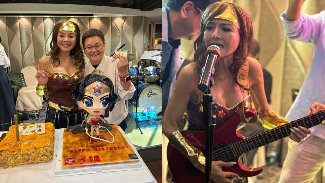 叶子楣提前庆祝58岁生日　化身“Wonder Woman”风采不输当年！