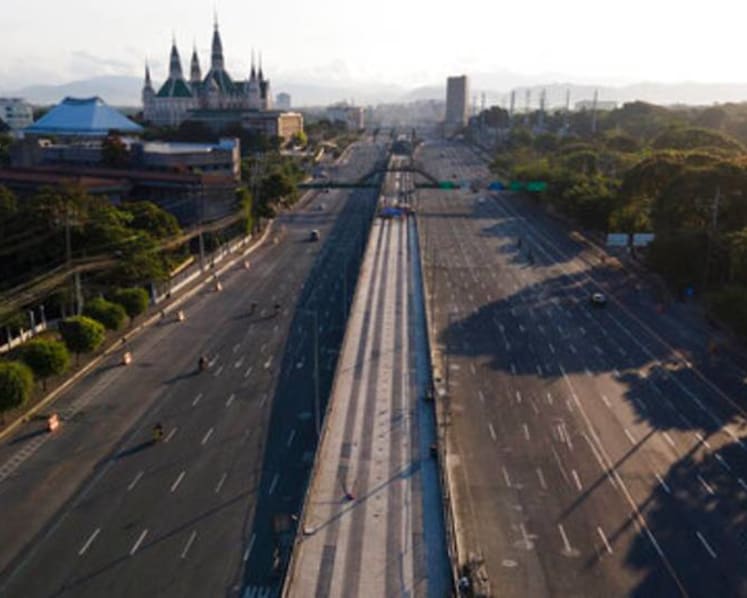 Good Friday and COVID-19 lockdown empty Manila’s streets