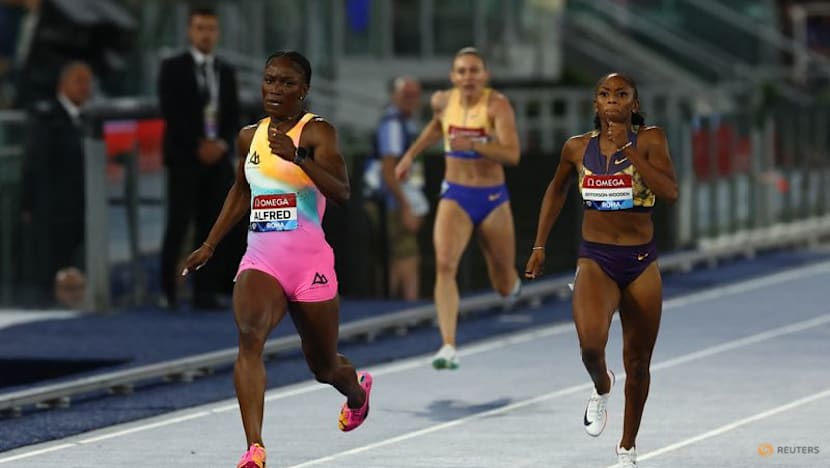 Lyles storms to victory, Alfred beats Jefferson-Wooden at Rome Diamond League