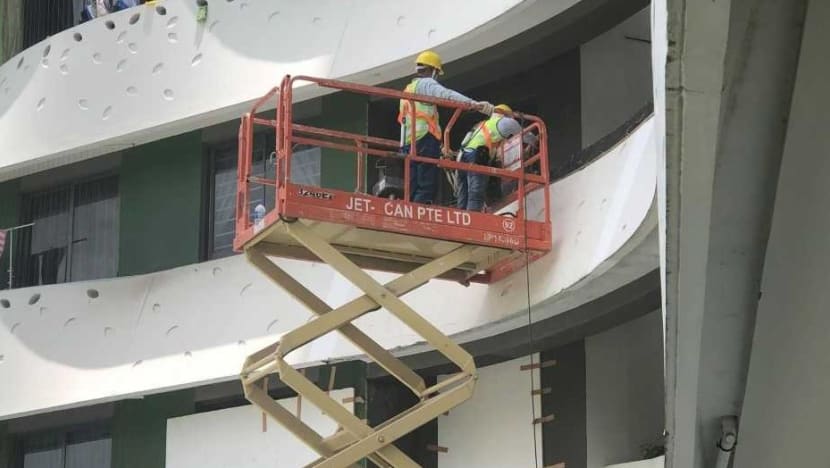 Residents heave sigh of relief after repair of large crack in wall of Punggol HDB block