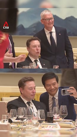 Elon Musk steals spotlight at China's state banquet for Trump