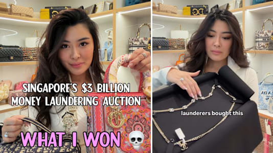Sg 3b money laundering auction designer bag jewellery haul