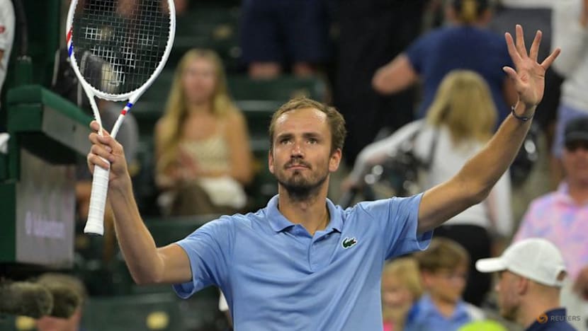 Alcaraz sets up Medvedev Indian Wells semi-final, Sabalenka and Rybakina advance