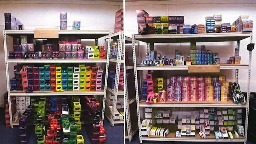 Malaysian nabbed at warehouse jailed for having over 35,000 vapes or related components for sale