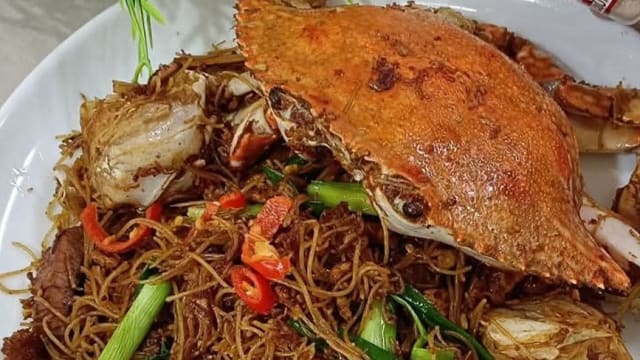 食谱：花蟹炒米粉