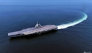 China's third aircraft carrier, the Fujian, enters service