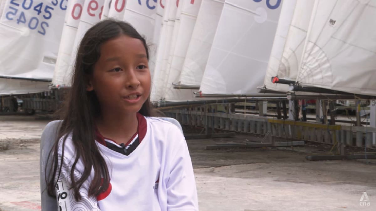 Meet the 12-year-old Singapore sailor chasing big winds at the SEA Games