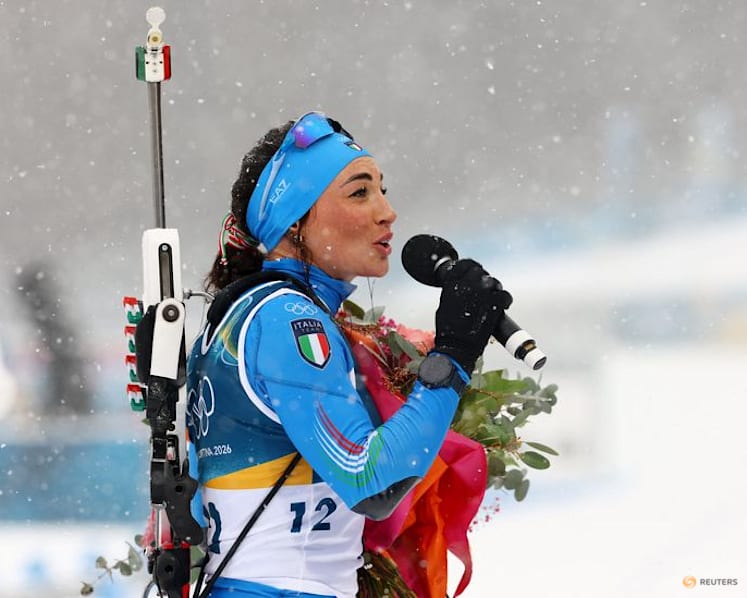 Biathlon-Italy's Wierer brings down curtain on career with last hurrah
