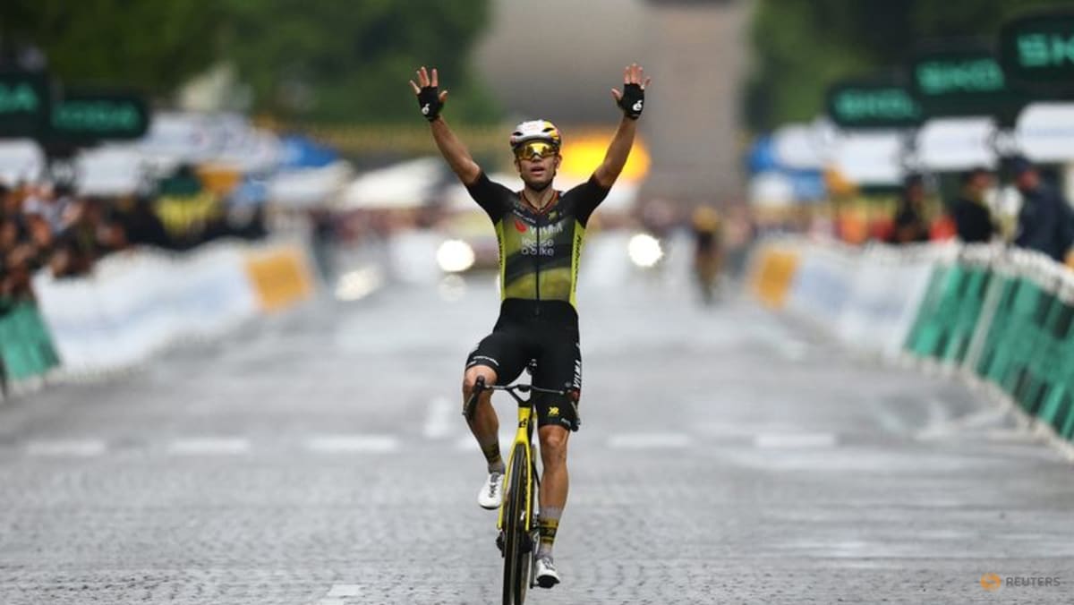 Van Aert pips Pogacar to win Paris-Roubaix