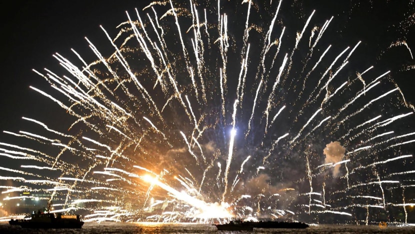 Barges carrying fireworks ablaze in Japan, five flee into sea Barges carrying fireworks ablaze in Japan, five flee into sea