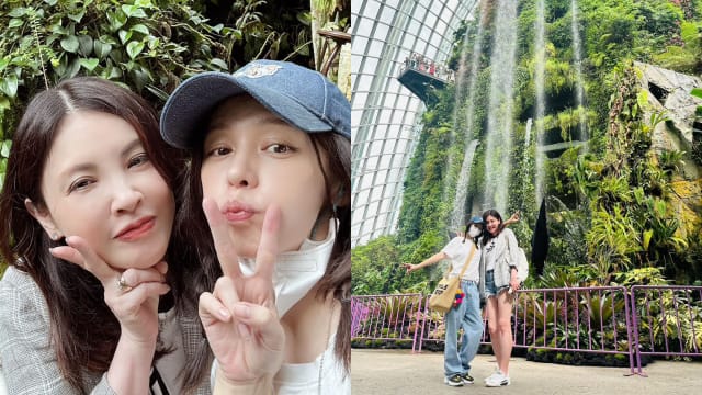 来狮城受徐若瑄热情招待　何如芸：这个局，很妙！